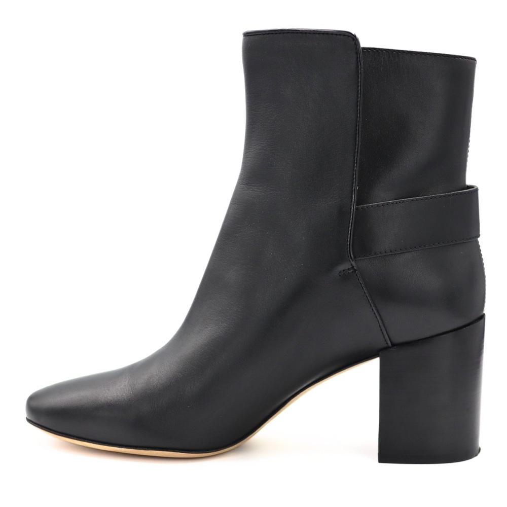 Tory Burch Kira 70MM Bootie Black Leather Ankle Boots US 9.5 M - Picture 5 of 14